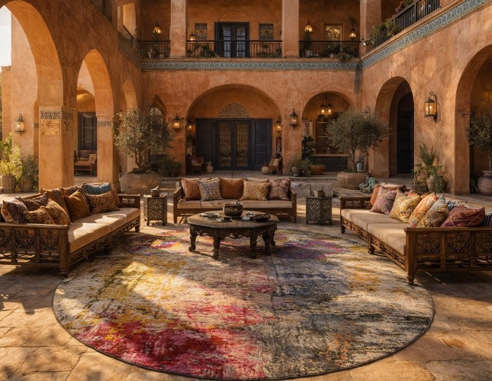 round rug from genesis collection